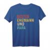 Bester Ehemann und Papa der Welt T-Shirt – Lustiges Geschenk zum Jahrestag, Geburtstag, Hochzeitstag & für besondere Anlässe