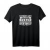 Geprüft und sicher bester Bonuspapa der Welt T-Shirt – Lustiges Geschenk für Stiefvater, Bonuspapa, Vatertag, Geburtstag & Weihnachten