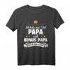 Herren Stiefvater Bonus Papa Vatertag T-Shirt – Perfektes Geschenk für tolle Stiefväter & Familienneuheiten