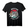 Herren Bester Bonus Papa der Welt Vintage Stiefvater Vatertag T-Shirt – Originelles Geschenk für den besten Stiefvater zum Vatertag