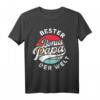 Herren Bester Bonus Papa der Welt Vintage Stiefvater Vatertag T-Shirt – Originelles Geschenk für den besten Stiefvater zum Vatertag