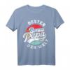 Herren Bester Bonus Papa der Welt Vintage Stiefvater Vatertag T-Shirt – Originelles Geschenk für den besten Stiefvater zum Vatertag