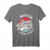 Herren Bester Bonus Papa der Welt Vintage Stiefvater Vatertag T-Shirt – Originelles Geschenk für den besten Stiefvater zum Vatertag