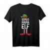 Herren Bonus Papa Elf Weihnachten T-Shirt - Lustiges Geschenk für Stiefväter, Elfen Partnerlook & Weihnachtszeit