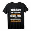Bonus Papa Stiefvater Geschenk T-Shirt - Lustiges & Witziges Design für Bonusvater, Stiefvater & Vatertag