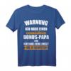 Bonus Papa Stiefvater Geschenk T-Shirt - Lustiges & Witziges Design für Bonusvater, Stiefvater & Vatertag