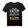 Herren Vater Bonusvater Stiefvater T-Shirt - Lustiges Spruchdesign für Patchworkfamilien & Vatertag Geschenk