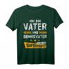 Herren Vater Bonusvater Stiefvater T-Shirt - Lustiges Spruchdesign für Patchworkfamilien & Vatertag Geschenk