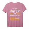 Herren Vater Bonusvater Stiefvater T-Shirt - Lustiges Spruchdesign für Patchworkfamilien & Vatertag Geschenk
