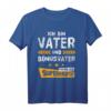 Herren Vater Bonusvater Stiefvater T-Shirt - Lustiges Spruchdesign für Patchworkfamilien & Vatertag Geschenk