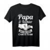 Papa & Tochter T-Shirt - Das perfekte Team für Vatertag, Bonuspapa & Stiefvater Geschenke