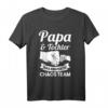 Papa & Tochter T-Shirt - Das perfekte Team für Vatertag, Bonuspapa & Stiefvater Geschenke
