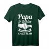 Papa & Tochter T-Shirt - Das perfekte Team für Vatertag, Bonuspapa & Stiefvater Geschenke