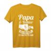 Papa & Tochter T-Shirt - Das perfekte Team für Vatertag, Bonuspapa & Stiefvater Geschenke