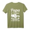 Papa & Tochter T-Shirt - Das perfekte Team für Vatertag, Bonuspapa & Stiefvater Geschenke