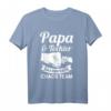 Papa & Tochter T-Shirt - Das perfekte Team für Vatertag, Bonuspapa & Stiefvater Geschenke