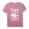 Papa & Tochter T-Shirt - Das perfekte Team für Vatertag, Bonuspapa & Stiefvater Geschenke