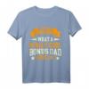 So sieht ein cooler Bonus Papa aus Stiefvater Bonuspapa T-Shirt – Perfektes Geschenk zum Geburtstag für den besten Bonus Papa der Welt