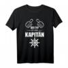 Herren T-Shirt Boot Schiff Kapitän Segeln Motorboot Motiv mit Spruch - Lustiges Geschenk für Bootsfahrer, Segler & Wasserliebhaber zu Weihnachten & Geburtstag