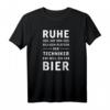 Staatlich geprüfter Techniker Motiv T-Shirt – Perfektes Geschenk für Abschluss, Prüfung und Weiterbildung in Maschinenbau & Elektrotechnik