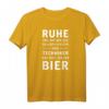 Staatlich geprüfter Techniker Motiv T-Shirt – Perfektes Geschenk für Abschluss, Prüfung und Weiterbildung in Maschinenbau & Elektrotechnik