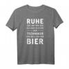 Staatlich geprüfter Techniker Motiv T-Shirt – Perfektes Geschenk für Abschluss, Prüfung und Weiterbildung in Maschinenbau & Elektrotechnik
