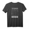 Staatlich geprüfter Techniker I Abschlussprüfung T-Shirt – Motiv für Maschinenbau & Elektrotechnik Absolventen, perfekt für Projekt, Examen & Weiterbildung