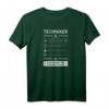 Staatlich geprüfter Techniker I Abschlussprüfung T-Shirt – Motiv für Maschinenbau & Elektrotechnik Absolventen, perfekt für Projekt, Examen & Weiterbildung