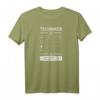 Staatlich geprüfter Techniker I Abschlussprüfung T-Shirt – Motiv für Maschinenbau & Elektrotechnik Absolventen, perfekt für Projekt, Examen & Weiterbildung