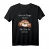 Ich bin in Rente, ich muss gar nichts T-Shirt - Lustiges Rentner 2024 Geschenk mit Teddy für Pensionäre