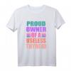 Stolzer Besitzer eines nutzlosen Schilddrüsen-Hashimoto-Bewusstseins T-Shirt – Humorvolles Bewusstsein für Hashimoto-Kranke