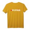 Pupsik russischer Slogan Valentinstag T-Shirt – Originelles Geschenk für Liebste, Familie und Freunde mit russischem Bezug