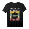 I don't eat my homies - Cooles Vegetarier & Veganer T-Shirt als Geschenk für Veganer zum Geburtstag und Tierschutz-Statement