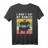 I don't eat my homies - Cooles Vegetarier & Veganer T-Shirt als Geschenk für Veganer zum Geburtstag und Tierschutz-Statement