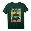 I don't eat my homies - Cooles Vegetarier & Veganer T-Shirt als Geschenk für Veganer zum Geburtstag und Tierschutz-Statement