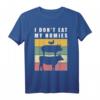 I don't eat my homies - Cooles Vegetarier & Veganer T-Shirt als Geschenk für Veganer zum Geburtstag und Tierschutz-Statement