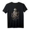 Fun Boho Schnorchel T-Shirt mit Kraken und Unterwasser-Monster - Eklektisches Steampunk-Design für Taucher, Meeresliebhaber & Kraken-Fans