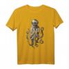 Fun Boho Schnorchel T-Shirt mit Kraken und Unterwasser-Monster - Eklektisches Steampunk-Design für Taucher, Meeresliebhaber & Kraken-Fans