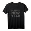 Bling T-Shirt Happy New Year - Glitzerndes Silvester-Outfit für die perfekte Party in der Silvesternacht