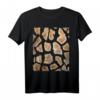 Lustiges Giraffen-Muster Halloween-Kostüm Braun Punkte T-Shirt – Originelles Tierkostüm für Giraffen-Fans und Halloween