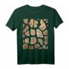 Lustiges Giraffen-Muster Halloween-Kostüm Braun Punkte T-Shirt – Originelles Tierkostüm für Giraffen-Fans und Halloween