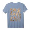 Lustiges Giraffen-Muster Halloween-Kostüm Braun Punkte T-Shirt – Originelles Tierkostüm für Giraffen-Fans und Halloween