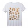 Lustiges Giraffen-Muster Halloween-Kostüm Braun Punkte T-Shirt – Originelles Tierkostüm für Giraffen-Fans und Halloween