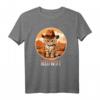 MEOWDY Katze Meme Lustig Wild West Cowboy Howdy Partner T-Shirt – Humorvolles Tier-Design für Katzen- und Western-Fans