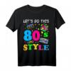 80er Jahre Kostüm T-Shirt - Retro Style, Klassisch geschnitten für Partys & Veranstaltungen