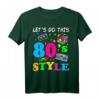 80er Jahre Kostüm T-Shirt - Retro Style, Klassisch geschnitten für Partys & Veranstaltungen