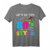 80er Jahre Kostüm T-Shirt - Retro Style, Klassisch geschnitten für Partys & Veranstaltungen