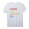Herren Ehemann Papa Beschützer Held - Lustiges T-Shirt für Männer zum Vatertag, Geburtstag & Hochzeitstag