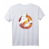 Ghostbusters Classic Logo Halloween Pumpkin Graphic T-Shirt - Lizenziertes Ghostbusters Fan-Shirt für Halloween & Nostalgie-Liebhaber