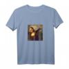 Meme T-Shirt mit Dabbing Mona Lisa - Lustiges Kunstmotiv für Kunst- und Meme-Fans, Streetwear-Style